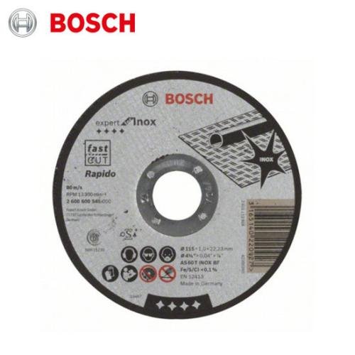 DISQUE A TRONCONNER INOX D115X1.0 PROF BOSCH