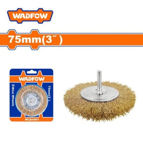 Brosse mtq plate à tige 75 WDF