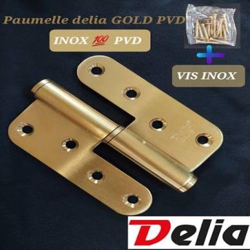 Paumelle en inox 100D DELIA