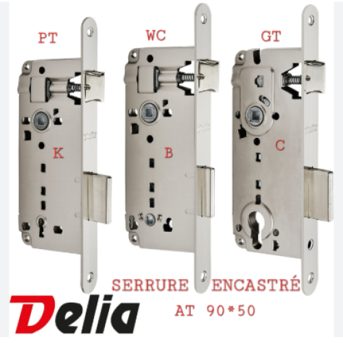 Serrure enc at 50*90 GT ANBO DELIA