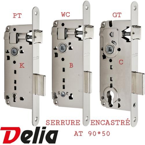 Serrure enc at 50*90 PT SN K DELIA