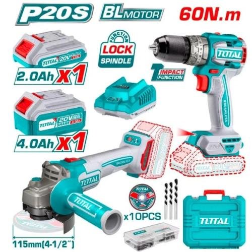 Pack viss 20V +Meule +Acc TOTAL