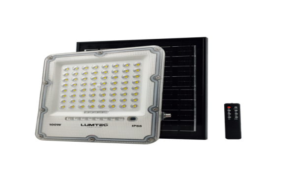 Projecteur 100W avec énergie solaire LUMTEC