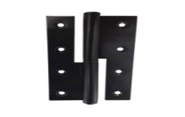 Paumelle inox 90 noir G DELIA 